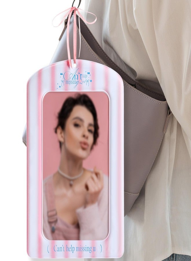 حامل بطاقات صور عملاق من هوميون، مقاس A4، حامل بطاقات صور مرح، ألبوم صور كبير، حقيبة حامل بطاقات صور مع شريط، حفلات موسيقية، صور فنانين، مهرجانات موسيقية، لمحبي الكيبوب (مخطط) - Image 1